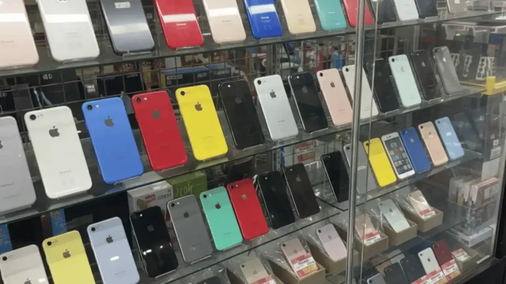 スマートフォンの中古ショップ。